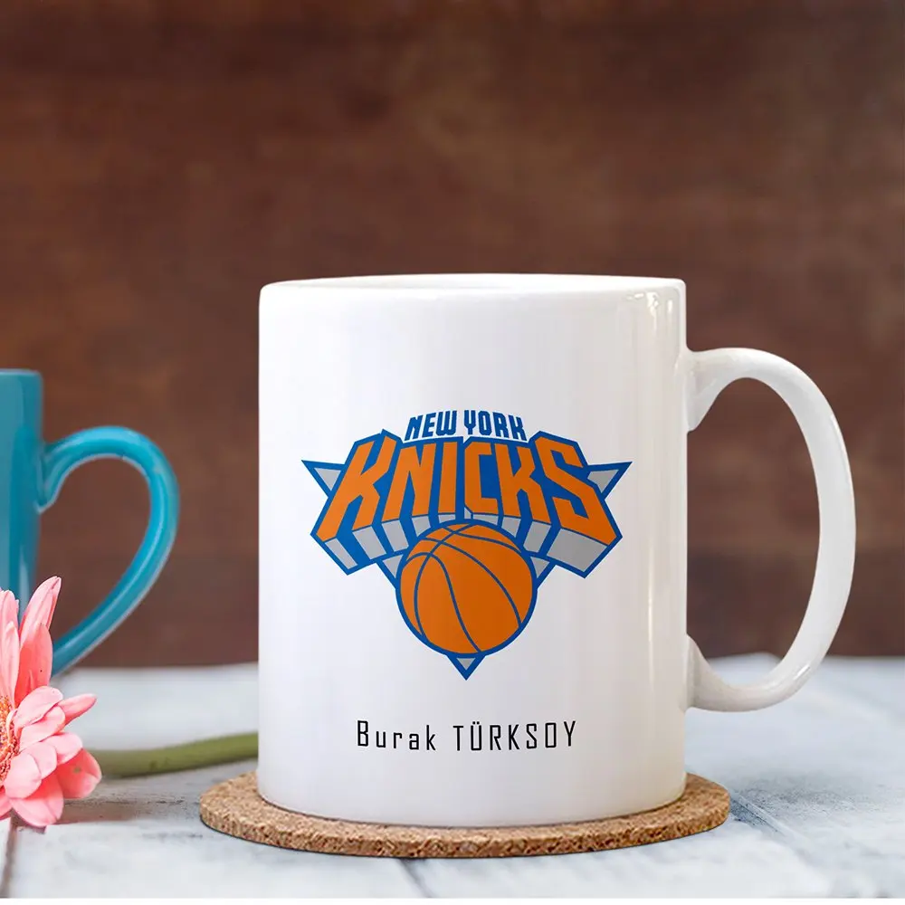 

Personalized NBA New York Knicks White Mug Cup