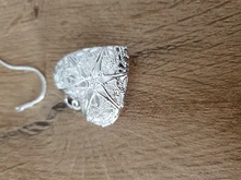 DOTEFFIL 925 esterlina marco para fotos de plata colgante, collar de 18/20/22/24 pulgadas cadena de la serpiente para mujer encanto de joyería de moda de la boda