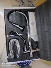 Modern Chrome Kitchen Faucet Rotatble Filter Pure Water Device Hot And Cold Water Water