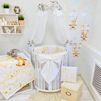 

Комплект в кроватку "Радуга 2" Комплекты в круглую/овальную кроватку