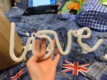 Sign-Lamp Battery-Box Nightlight Led-Neon-Lights Christmas Wedding Double-Powered Love-Shape