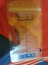 Bolsas de almacenamiento de leche materna para el congelador, etiquetas desechables de comida para bebé, seguro, 30 Uds.
