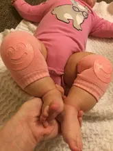 Coderas antideslizantes para niños pequeños, accesorios para bebés, rodilleras con sonrisa, Protector, rodillera de seguridad, calentador de piernas para niñas y niños