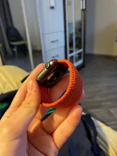 Correa de nailon trenzado para Apple Watch 6 Se 5, banda de 44mm, 40mm, 38mm y 42mm, correa elástica para reloj inteligente iWatch Series 54321