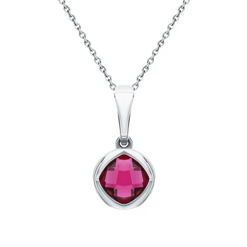 

Silver Pendant with рубеллитами sunlight sample 925