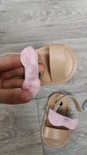 Sandalias antideslizantes con lazo para niñas de 0 a 18 meses, zapatos de princesa con lazo para bebés recién nacidas, sandalias de verano, de material PU