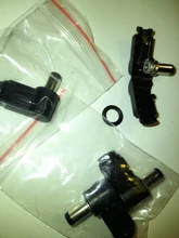 Cable de soldadura de 5,5x2,1mm, enchufe de CC, 90 grados, 5,5x2,5mm, 4,8x1,7mm, 4,0x1,7mm, 3,5x1,35mm, 1 Uds.