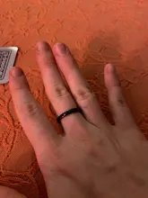 Anillos de cerámica de 3MM para mujer y hombre, joyería de cerámica saludable con superficie lisa de corte, diseño Simple, regalos del anillo