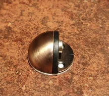 Door-Stopper Non-Punching-Sticker Rubber Stainless-Steel Magnetic NAIERDI Hidden Floor-Mounted