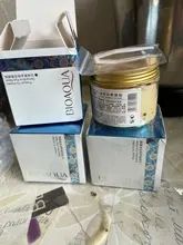 Osmantus de oro parches máscara + ojo Crema para Ojos líneas crema hidratante para los ojos removedor de círculo oscuro Anti-hinchazón