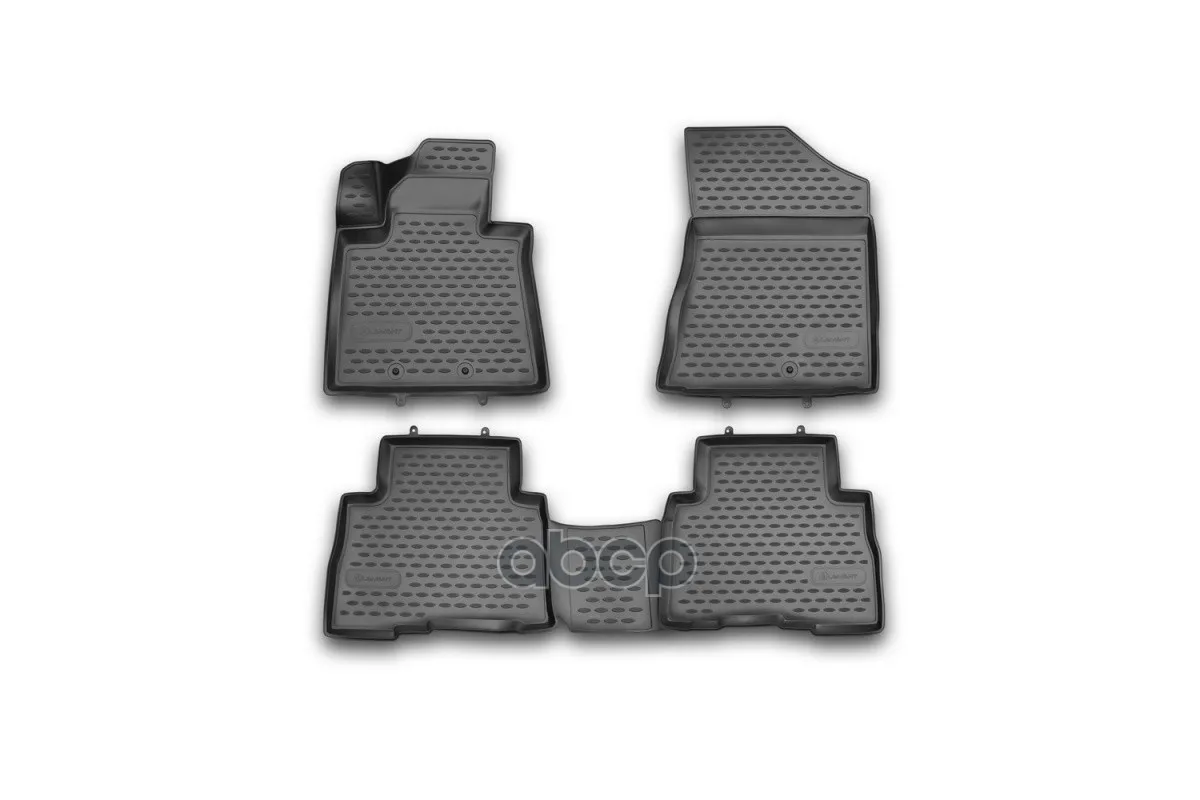 Комплект Резиновых Автомобильных Ковриков 3d В Салон Kia Sorento, 2012-, 4 Шт.(Полиуретан) ELEMENT арт. NLC3D2546210H