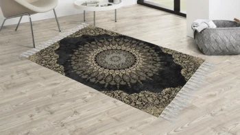 

Lucra Concept Time Carpet 100% First Quality Latex Base Waterproof Antiallergic Stain Resistant Turkish Carpet Rug Home Decor