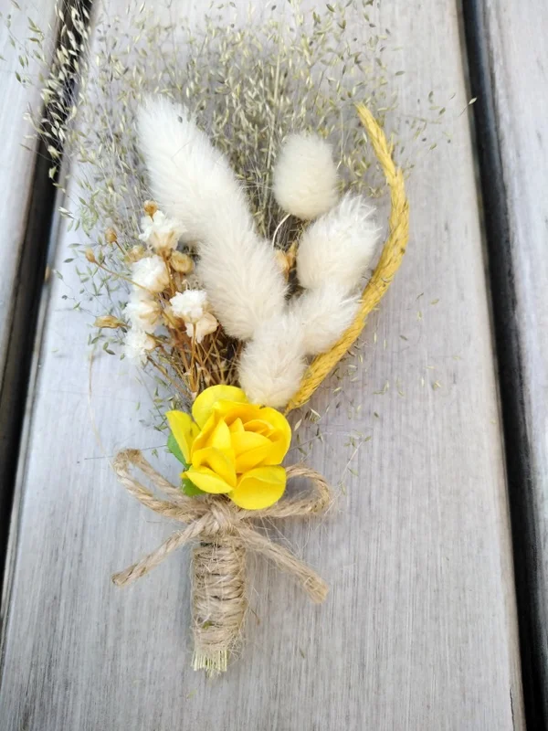 6 Pcs Of Natural Fresh Dried Preserved Flowers Gypsophila Paniculata Needle Corsage Boutonniere groom 6 Pcs Of Natural Fresh Dried Preserved Flowers Gypsophila Paniculata Needle Corsage Boutonniere groom