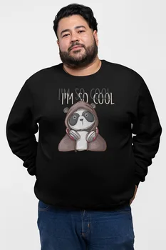 

Angemiel Wear I Am So Cool Black Men 'S Sweatshirt