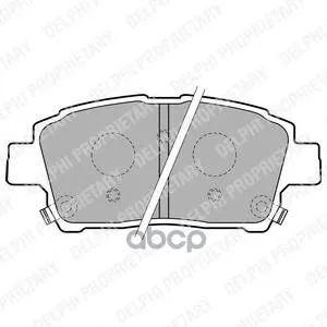 Колодки Передние Toyota Corolla E12, Yaris P1 Lp1742 Delphi арт. LP1742