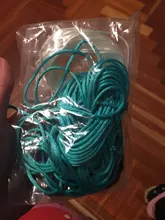 LOFCA colorido Cordón de Nylon bebé mordedor accesorios Clip de chupete DIY para la dentición collar de la joyería Fabricación de colgantes