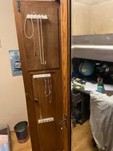 Ganchos de almacenamiento para colgar en la pared 9 en 1, adhesivo, organizador para presentación de joyas, colgador de anillos y pendientes, soporte para collares