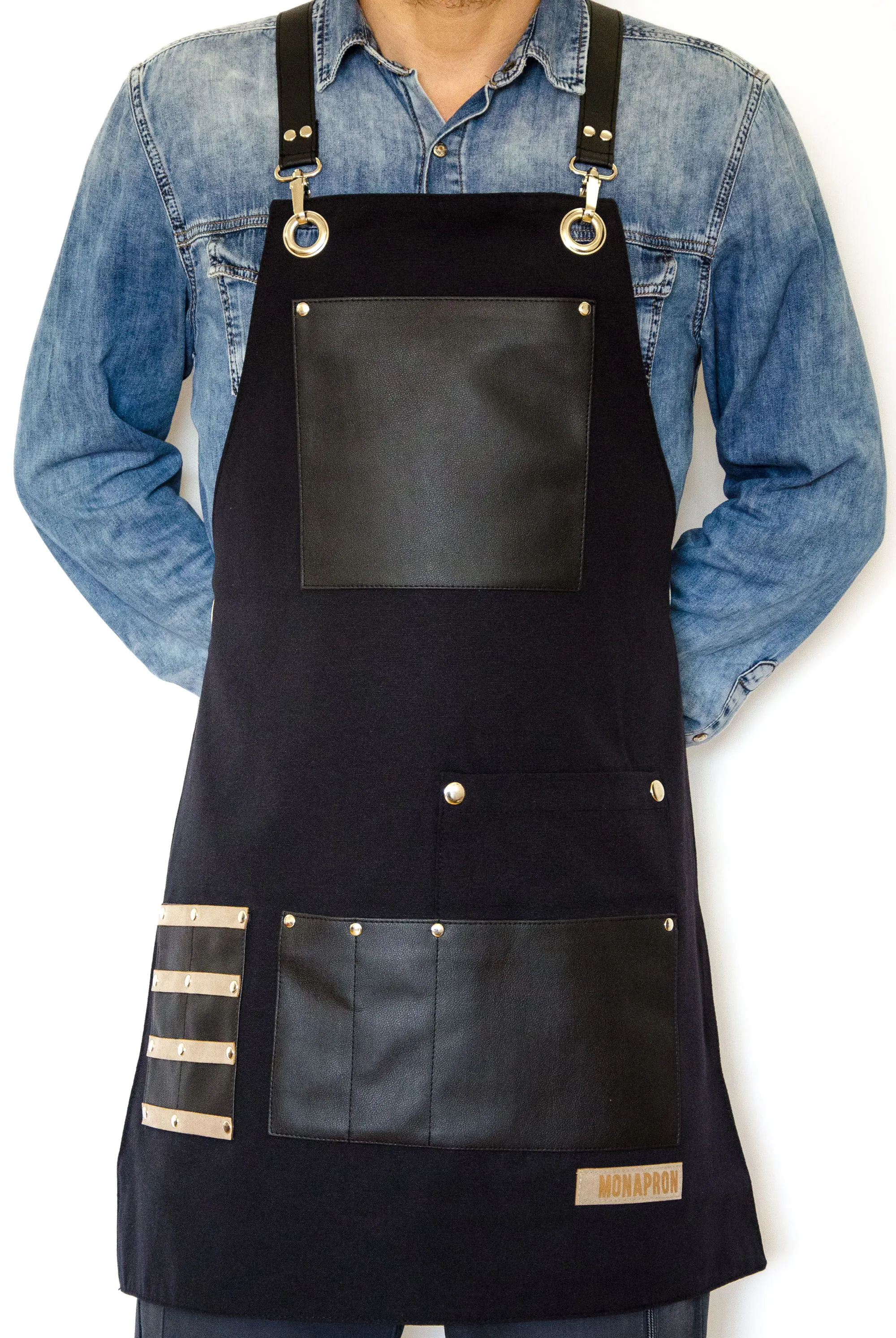 Унисекс мужской женский фартук нагрудник кухонный шеф повара бариста для