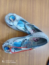 Nueva princesa Elsa de los niños zapatos de cuero para niñas de cuero de la Pu Bowknot sandalias de fiesta zapatos de niños vestido de tamaño de zapato 24-37