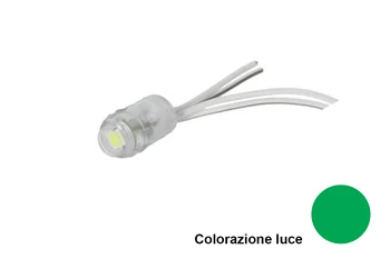 

Module button LED Downlight 1 SMD 5050 green color 12V IP68 120 degree SKU-5140