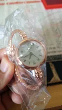 Pop-reloj analógico de cuarzo para mujer, pulsera de acero inoxidable, informal, de moda, Vintage, plateado, nuevo