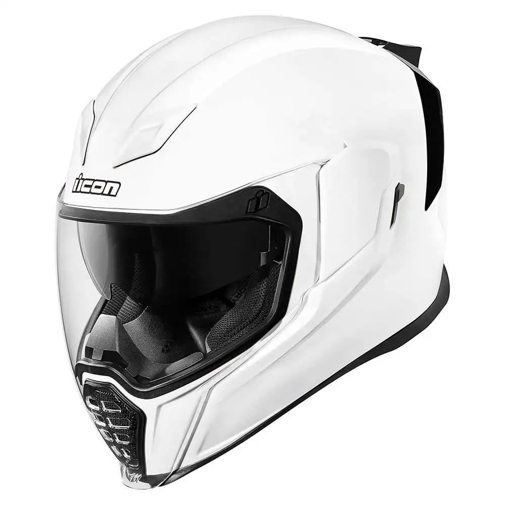 Icon Airflite Gloss мотошлем белый(цвет: белые, размер: 2xl
