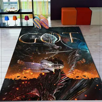 

Game Of Thrones Mix Patterned Carpet ,Non Slip Floor Carpet,Teen's Carpet,Turkish Rug