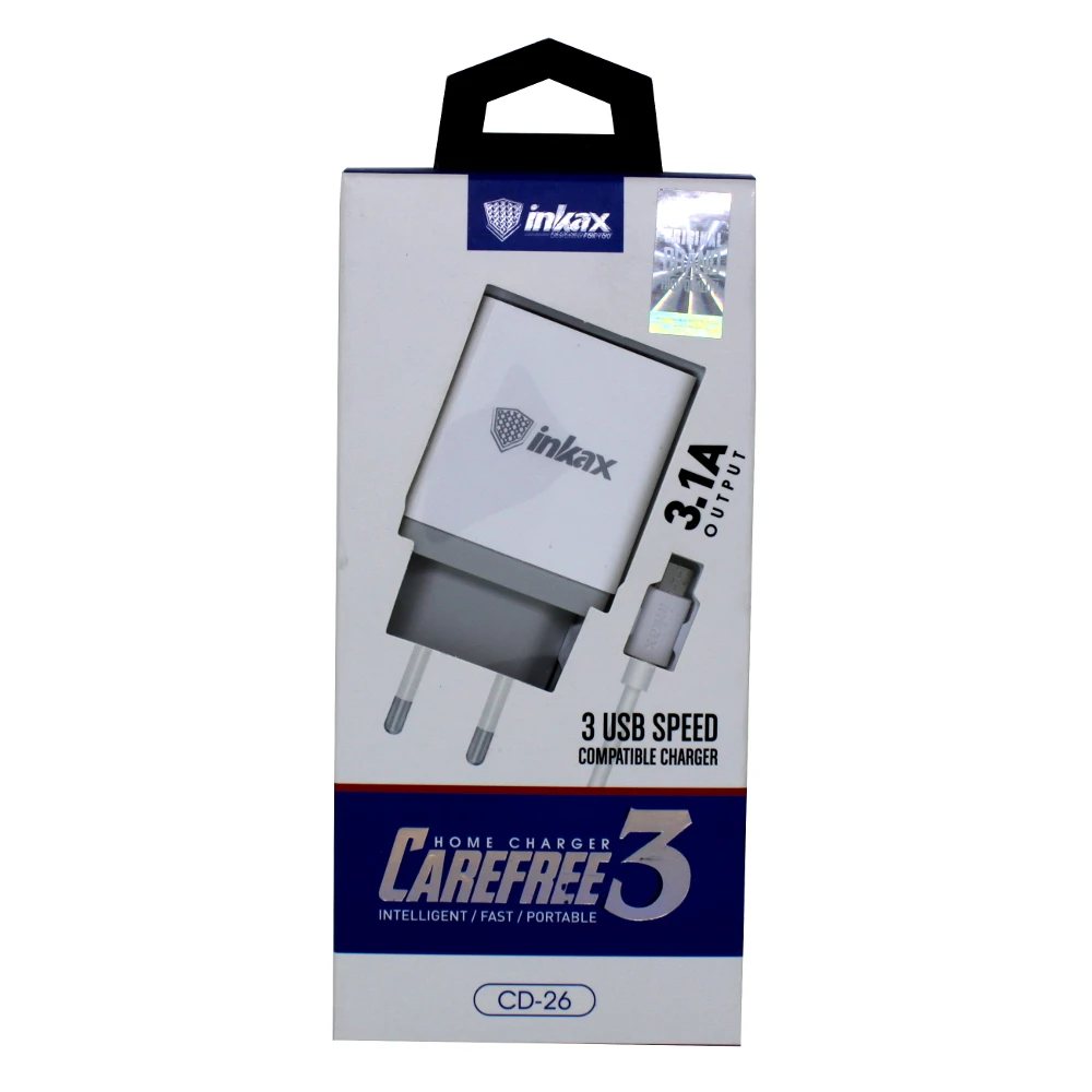 СЗУ 2в1 8pin для iPhone 5/6/" inkax" CD-26-IP