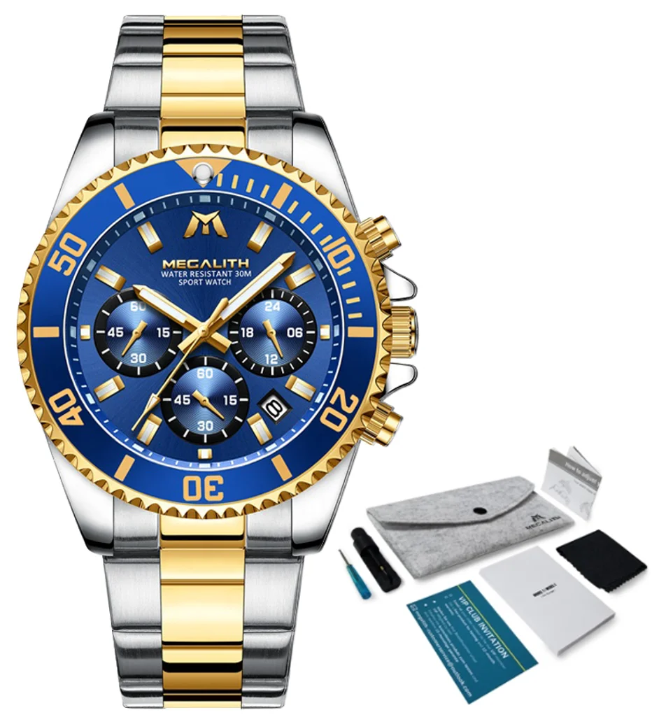 Спортивные часы rolexstyle-кварцевый механизм с ремешком adjiustable kit-черный