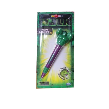 

HULK pen with FIGURE PVC 17CM with light with box 11X24CM