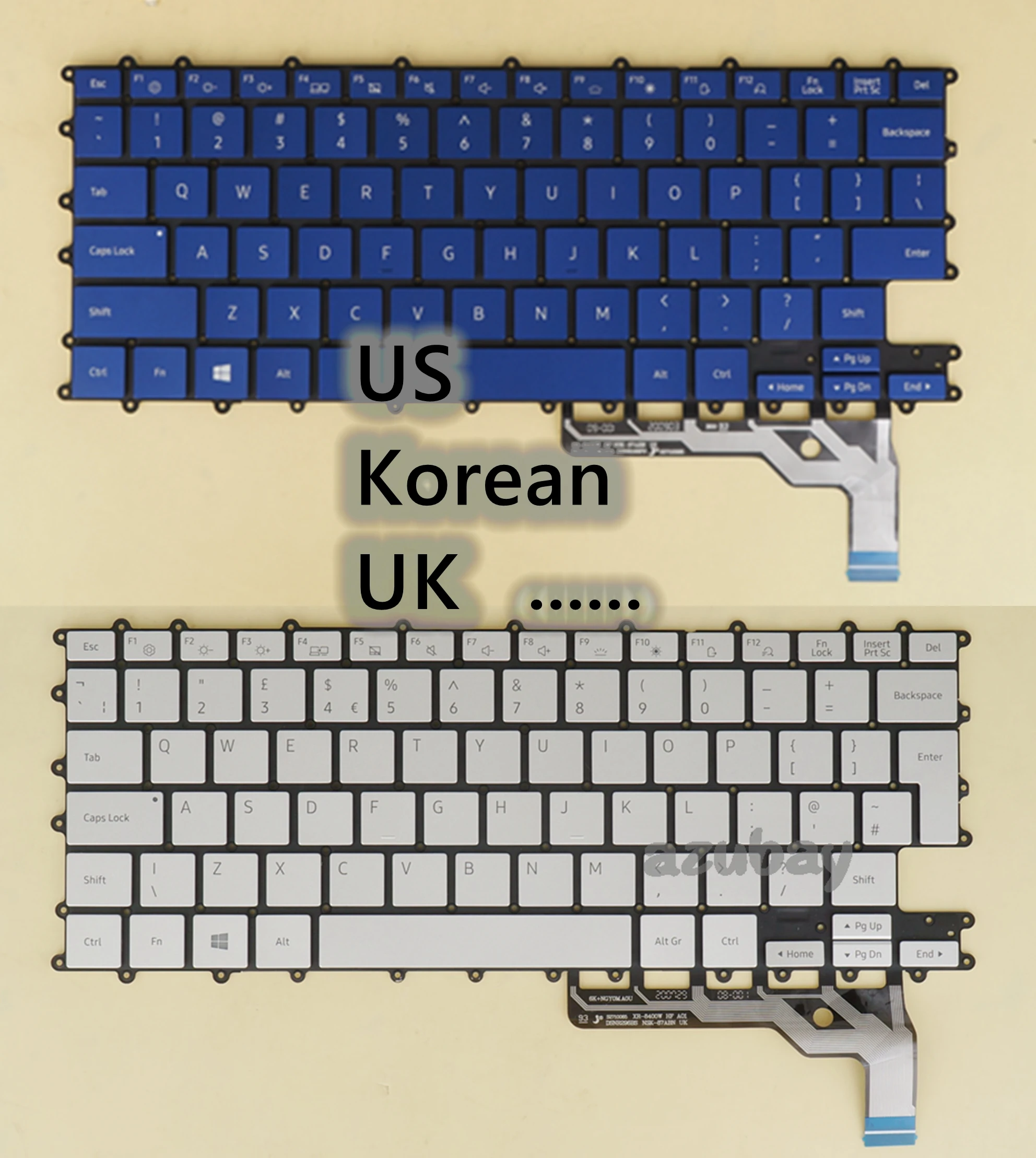 Korean US UK Keyboard for Samsung NP930qcg NT930qcg BA5904427B