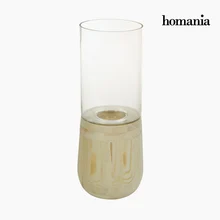 Подсвечник из стекла и дерева-коллекция из чистого хрусталя от Homania BigBuy Home