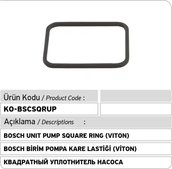 

B0SCH Unit Pump Square Oring F00HN37062 F00HN37008