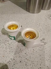 Converter-On/Off Bulb-Lamp Eu-Plug-Holder-Adapter Led-Light-Socket White To E27 for 1PC