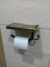 Rack-Accessory Toilet-Paper-Holder Bathroom-Storage Antique Tssue Brass YT-1492B