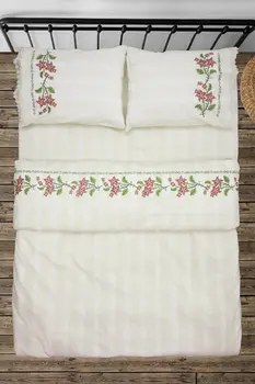 

Natural Set Duvet Cross-Stitch Double Star