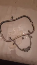 20,5 CM Retro flor repujada Metal dorado beso cubo monedero marco para bolsos manija cierre a la bolsa DIY Accesorios