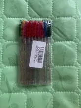 Zwellbe descartable de cristal cepillo de pestañas peine 25/50 unids/pack pestañas rímel de extensión varitas de maquillaje profesional herramienta de belleza