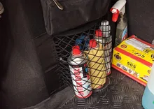 Sticker Pocket-Cage Storage-Bag Trunk-Seat Mesh Elastic-String Auto-Organizer Car-Back