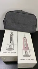 Irrigador Oral portátil, 5 modos de Estuche De Viaje, recargable por USB, hilo Dental de agua, chorro de dientes, 240ml, 5 puntas