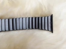 Correa de lujo para Apple watch, banda de 44mm y 40mm para iWatch de 38mm y 42mm, pulsera de reloj de acero inoxidable para Apple watch 5 6 se 3 4