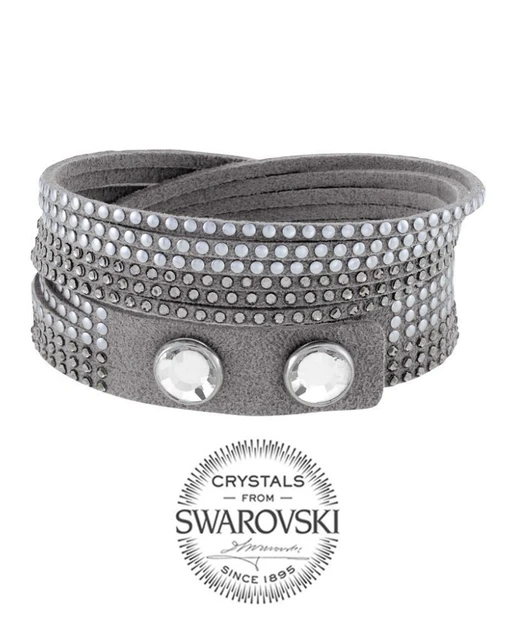 Swarovski 5512509 Power Collection Bracelet, Dark Gray Authentic. | eBay