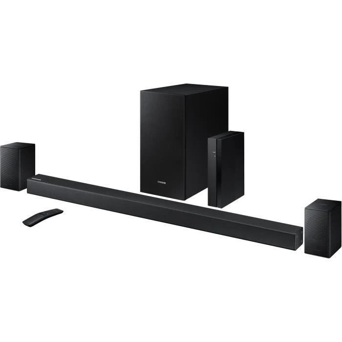 soundbar with wireless rear speakers and subwoofer
