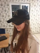 Womens Cap Baseball-Cap Snapback Letter Hip-Hop-Caps Rhinestone Female Girls Summer