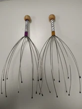 Masajeador cabezal de PC Cuello, masaje de cuero cabelludo, pulpo, relajación, Spa, venta al por mayor #82196, 1 unidad