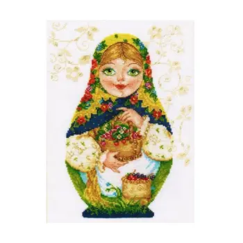

6-05 set for embroidery Alice 'matryoshki. Summer krasa' 19*26 cm