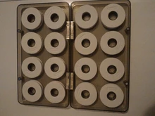 Caja de aparejos de pesca con placa de bobinado de espuma, 8/16 Uds.