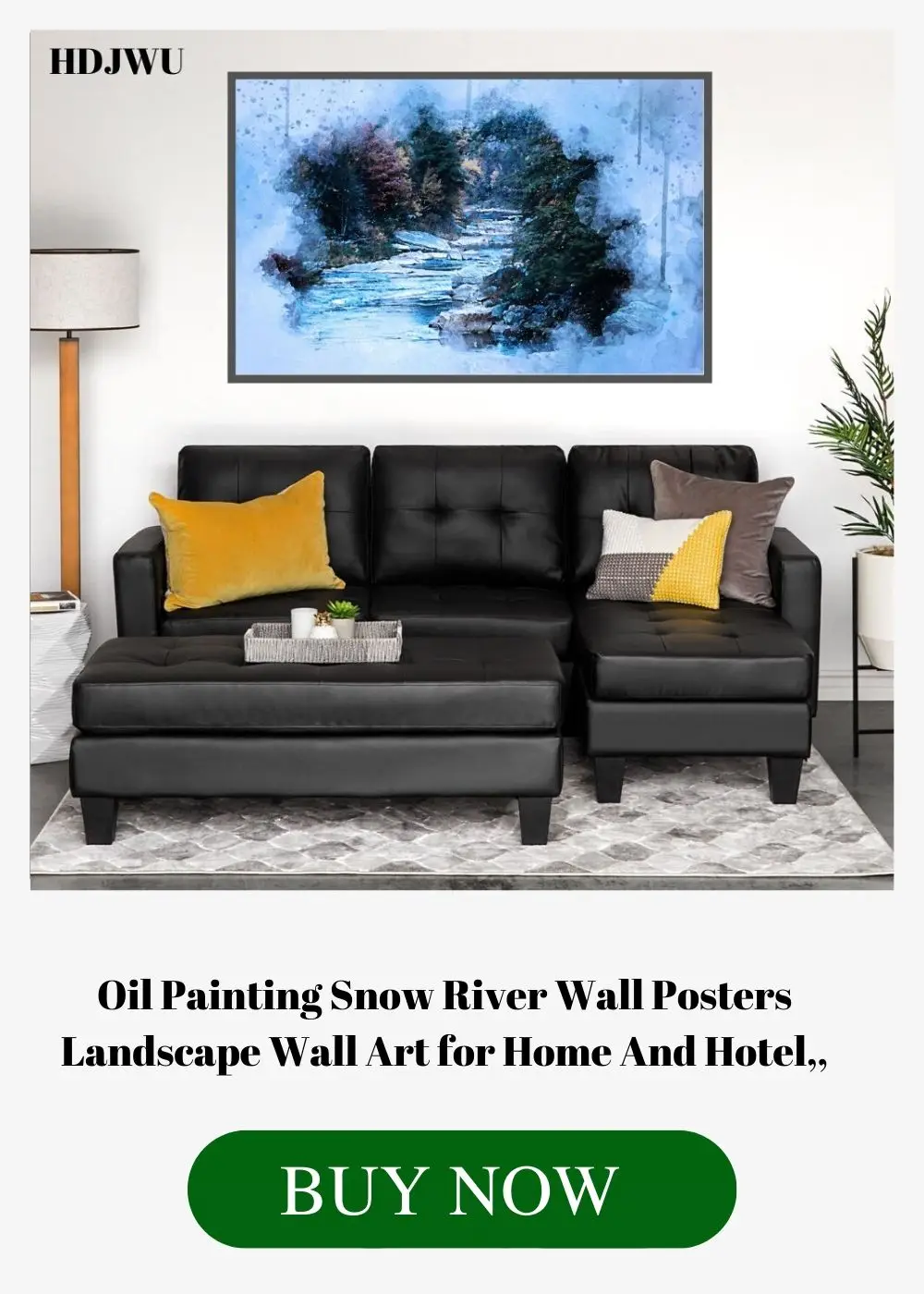 Art Home Decor Canvas Painting Wall Picture Simple Elk Sketch Printing Wall..