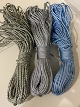 YoouPara-Cuerda de Paracord 250, 550 colores, tipo III, 7, soporte, 100 pies, 50 pies, kit de supervivencia