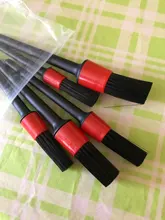 5 uds detallado de coches cepillo de limpieza automática de la limpieza del coche detallando conjunto tablero de salida de aire cepillo limpio herramientas de lavado